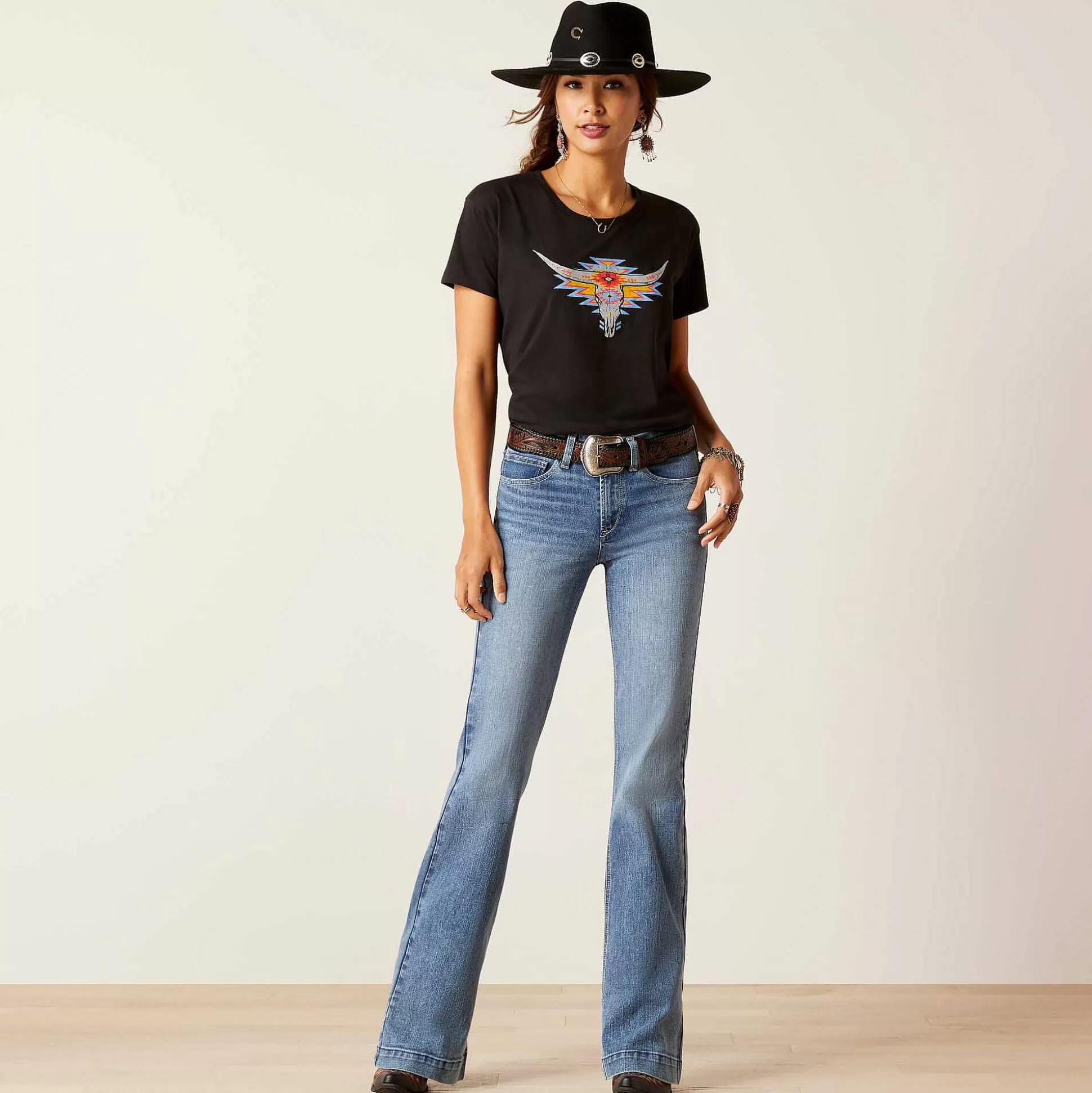 ariat T-Shirts & Tops* Geo Skull T-Shirt