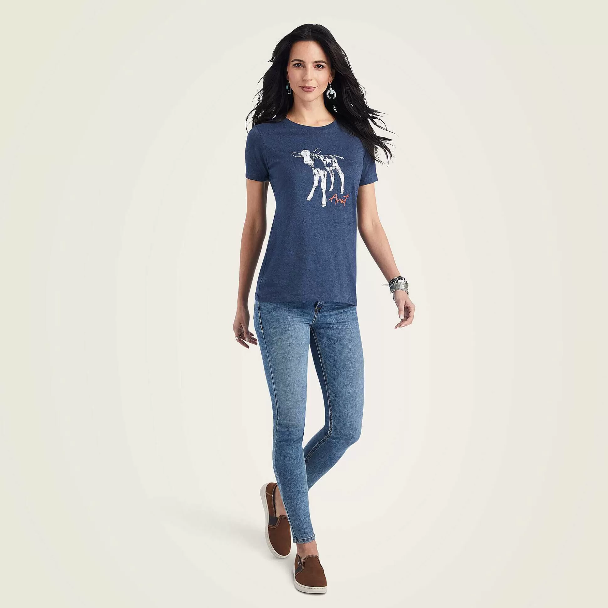 ariat T-Shirts & Tops* Star Calf Tee