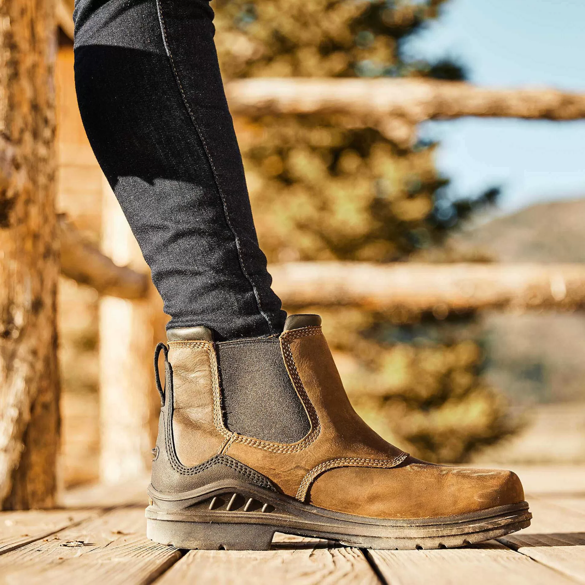 ariat Western Boots*Barnyard Twin Gore Ii Waterproof Boot