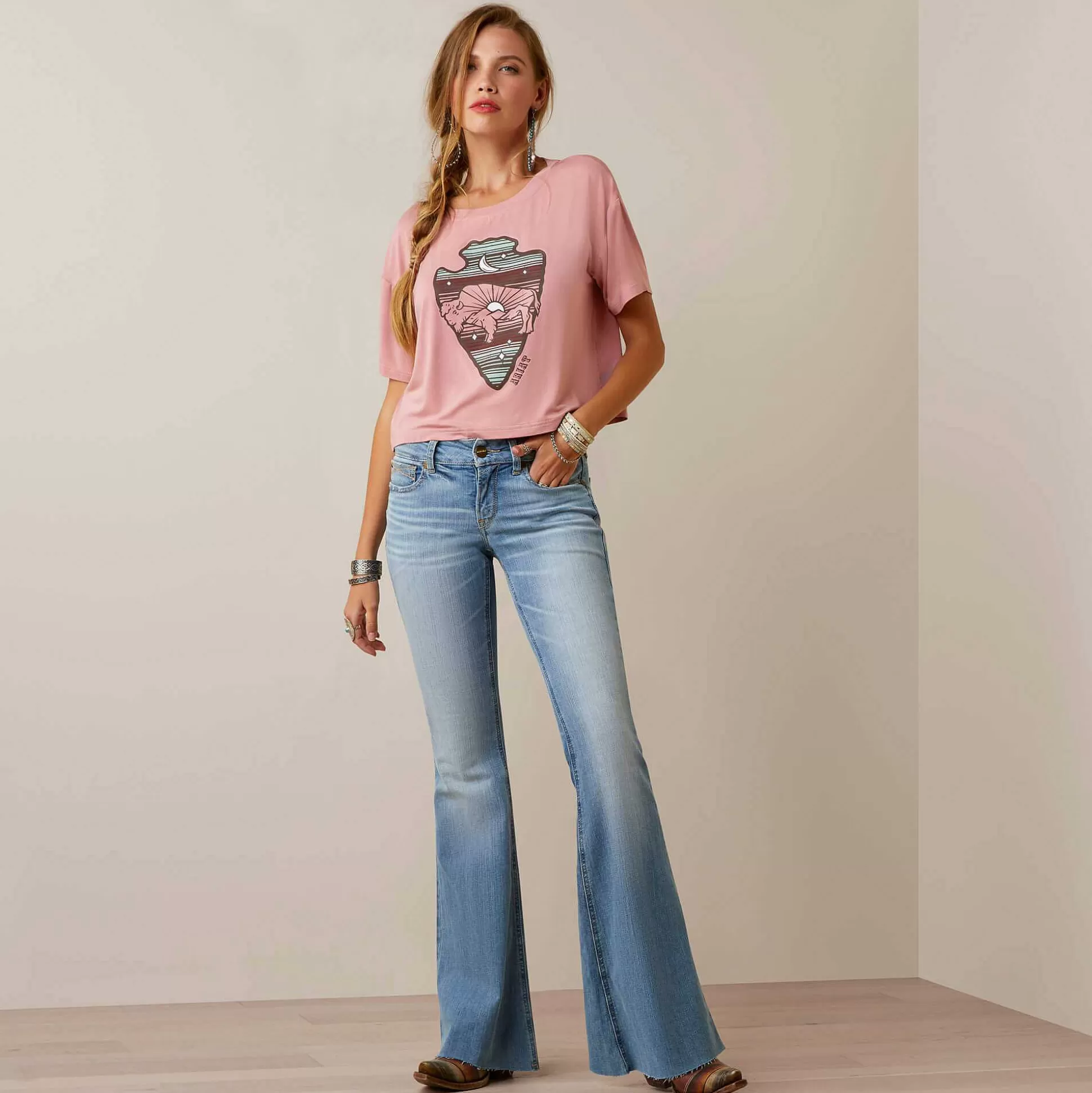 ariat T-Shirts & Tops*Buffalo Rising T-Shirt