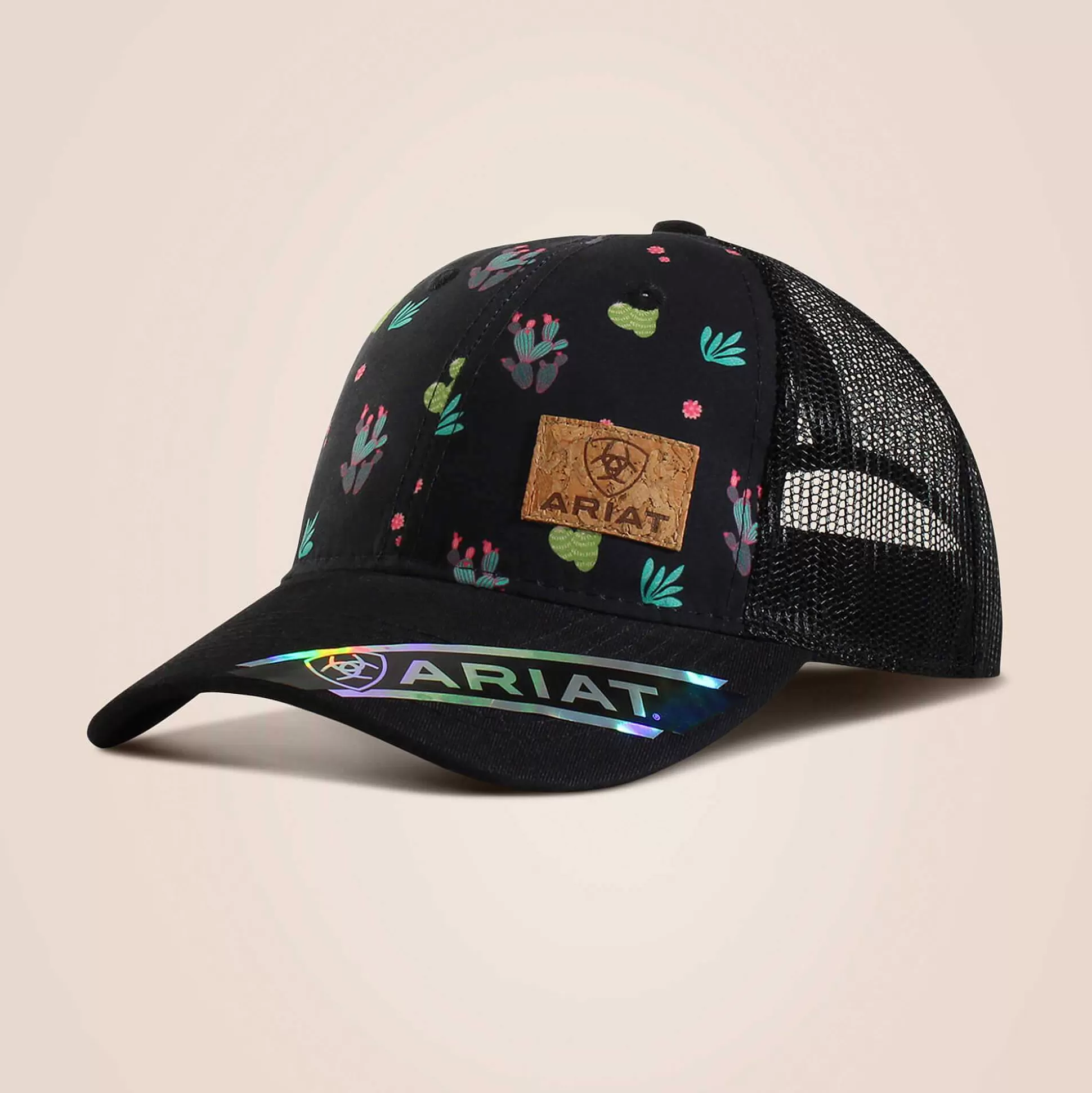 ariat Hats & Caps*Cactus Print Cap Black