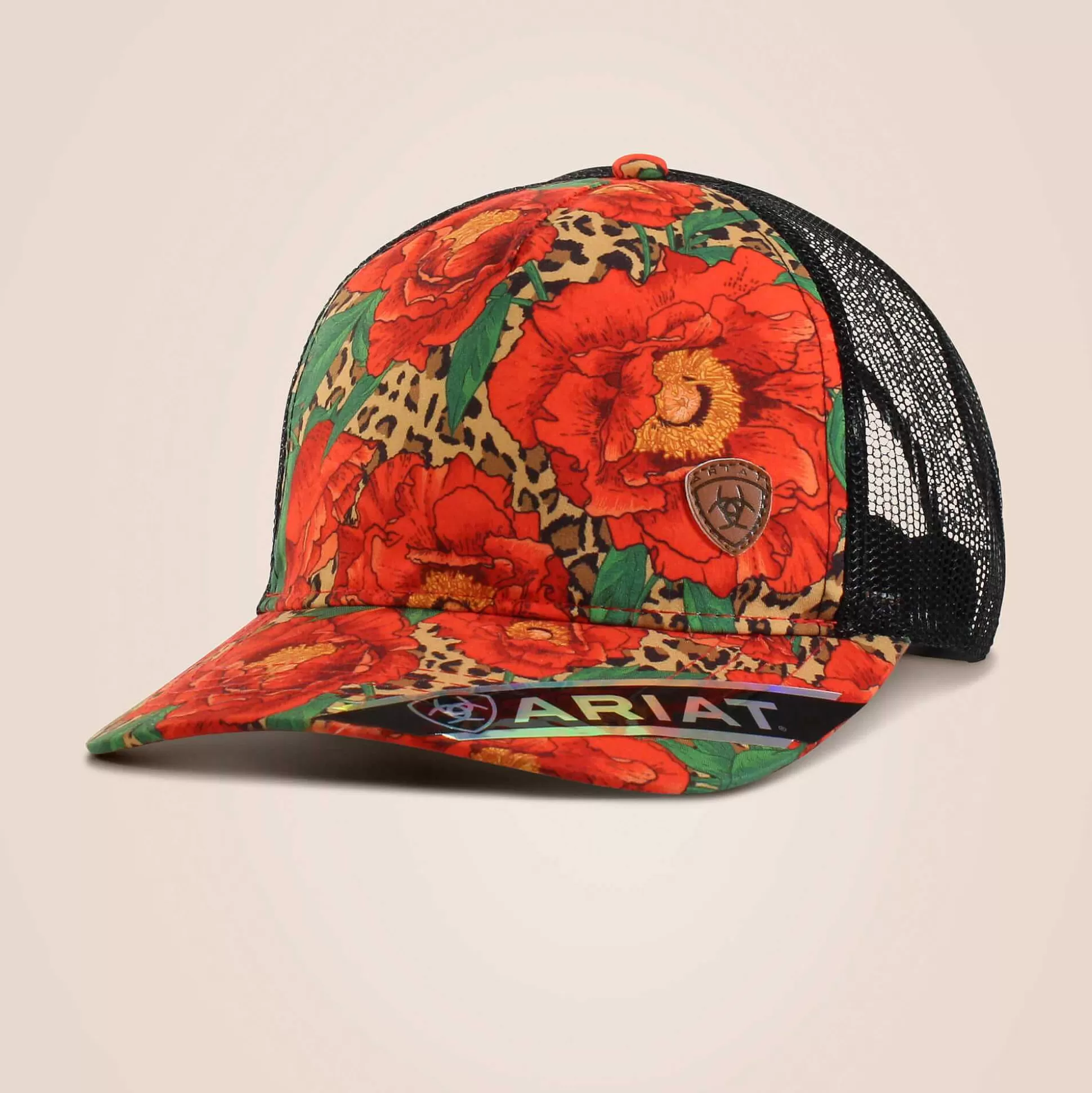 ariat Hats & Caps*Cheetah Floral Print Cap