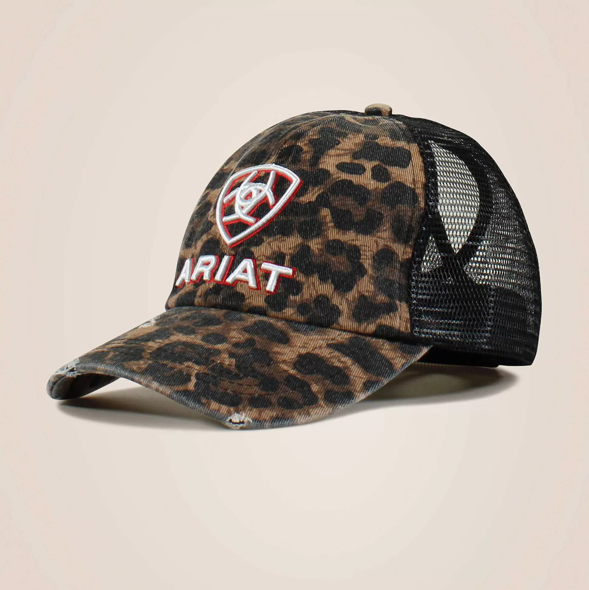 ariat Hats & Caps*Embossed Logo Cheetah Print Cap