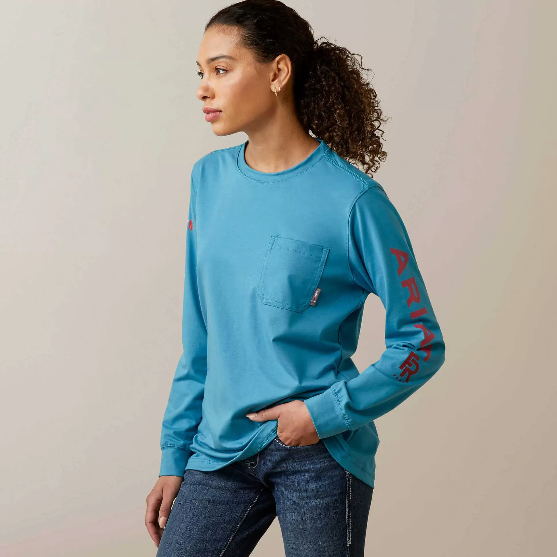ariat T-Shirts & Tops*Fr Stretch Logo T-Shirt