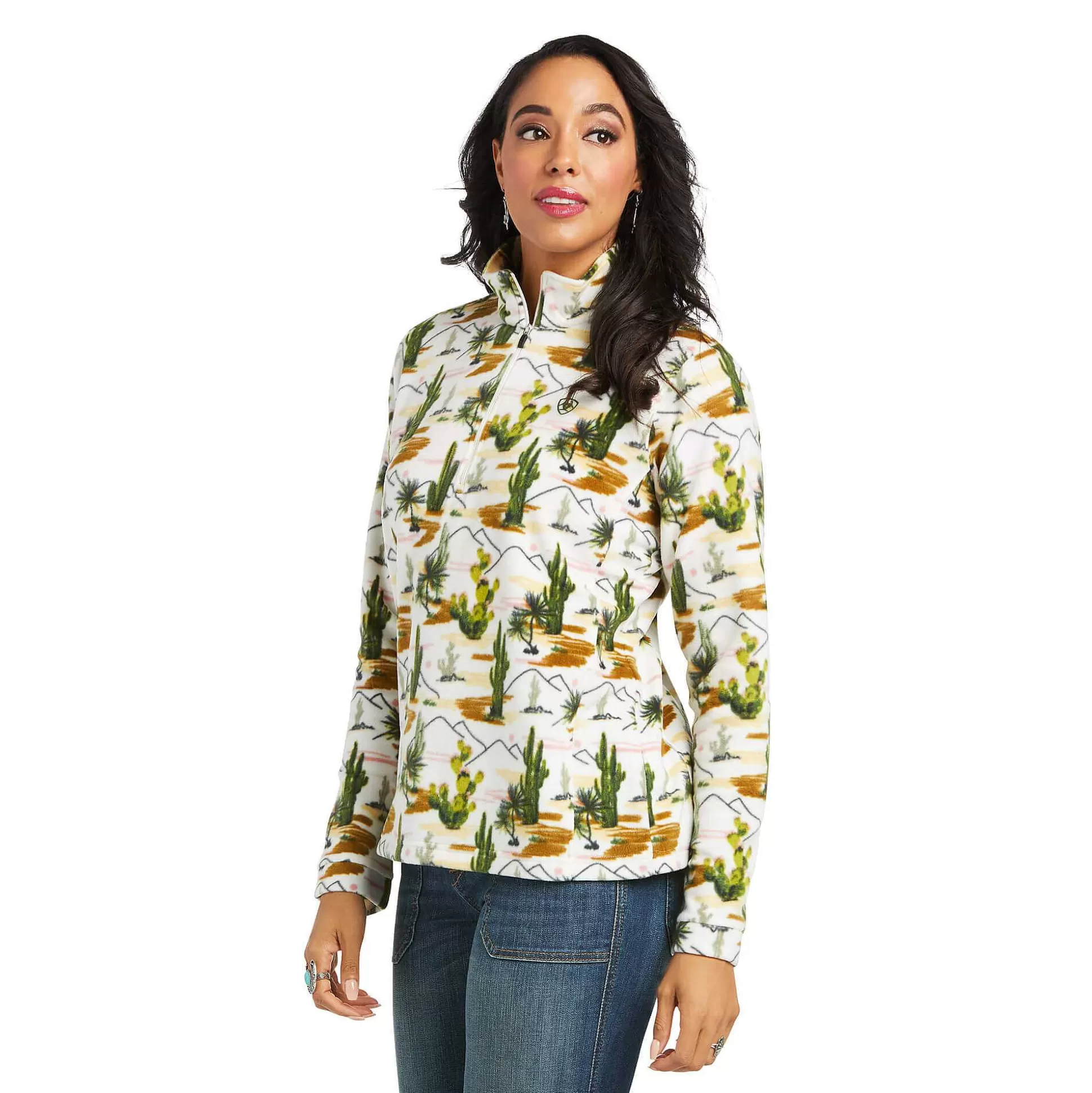 ariat Sweatshirts & Hoodies*Printed Fleece 1/4 Zip Sweatshirt