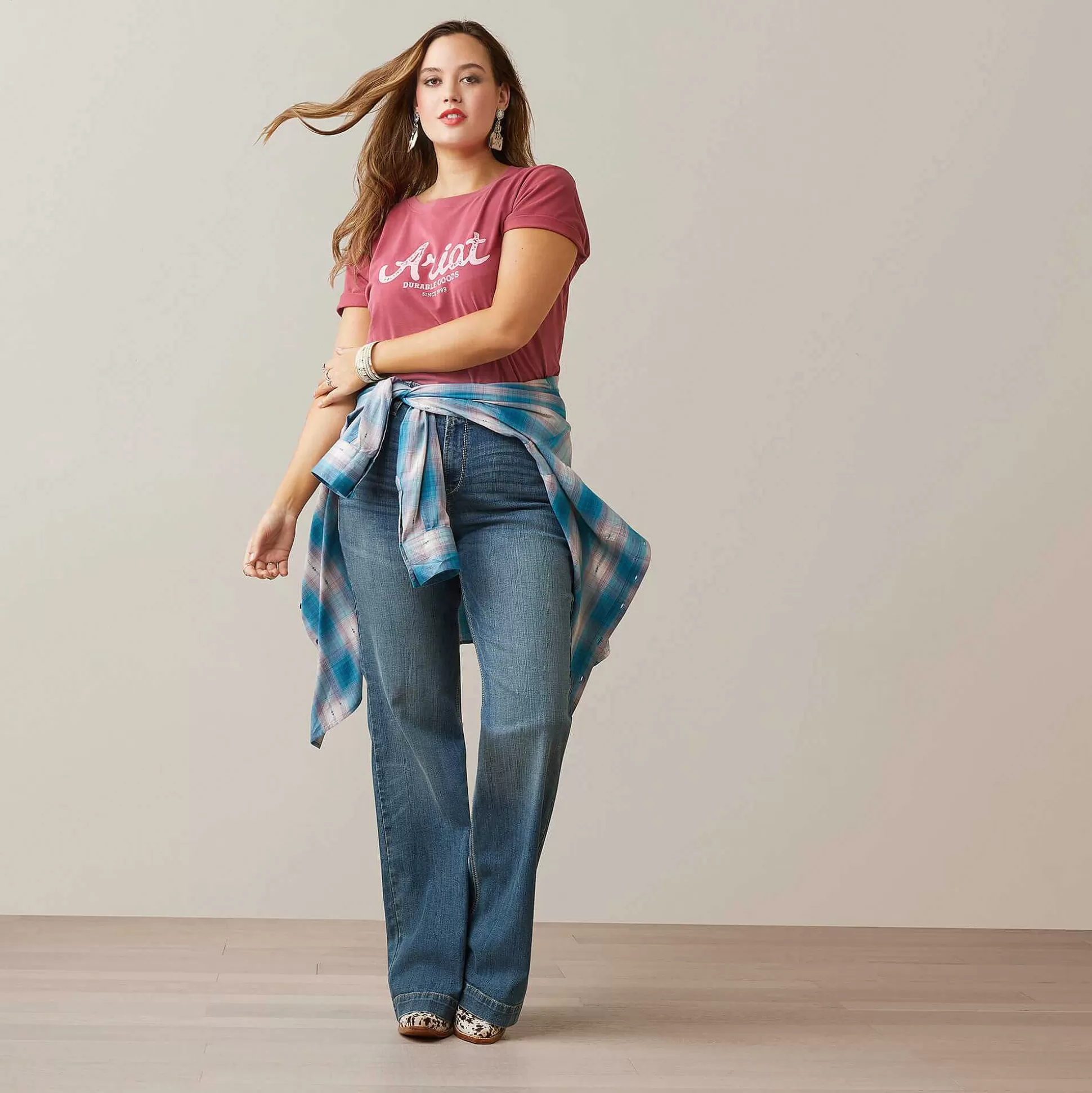 ariat T-Shirts & Tops*Real Durable Goods Tee