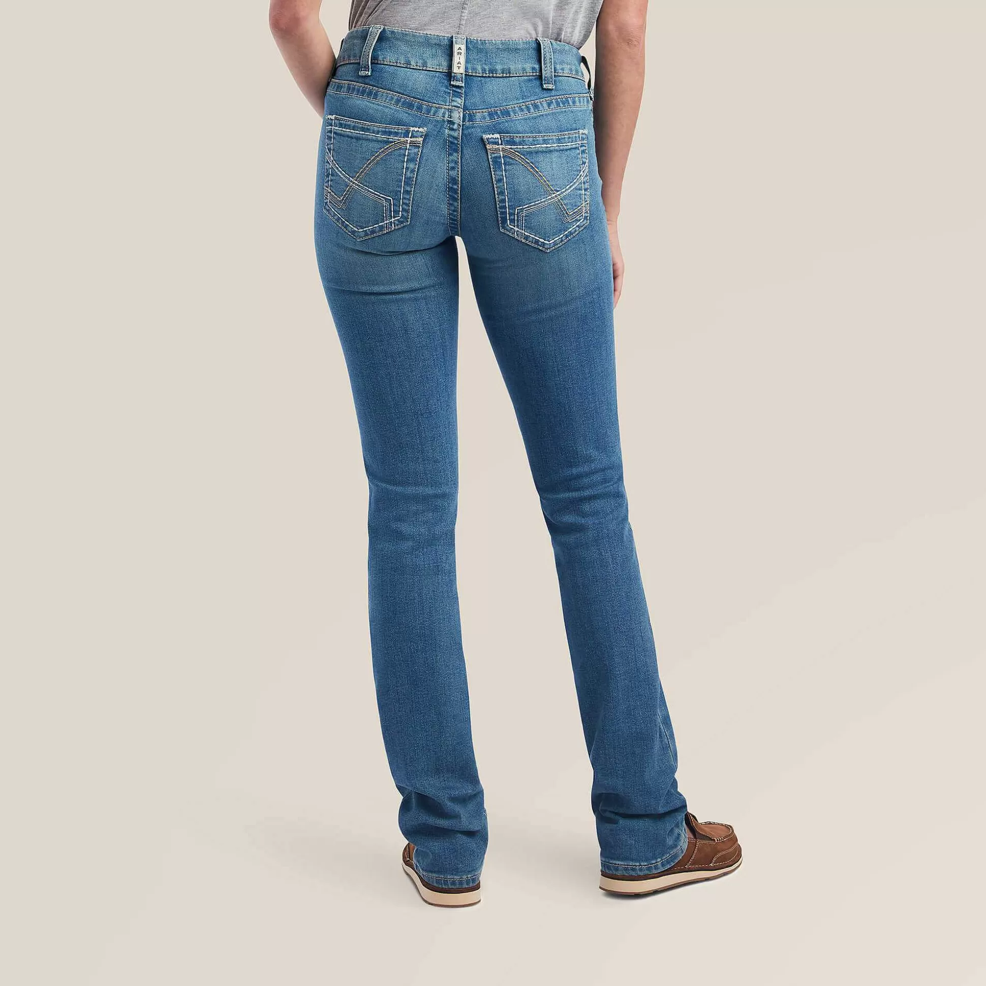 ariat Denim*R.E.A.L. Mid Rise Arrow Fit Esmeralda Boot Cut Jean