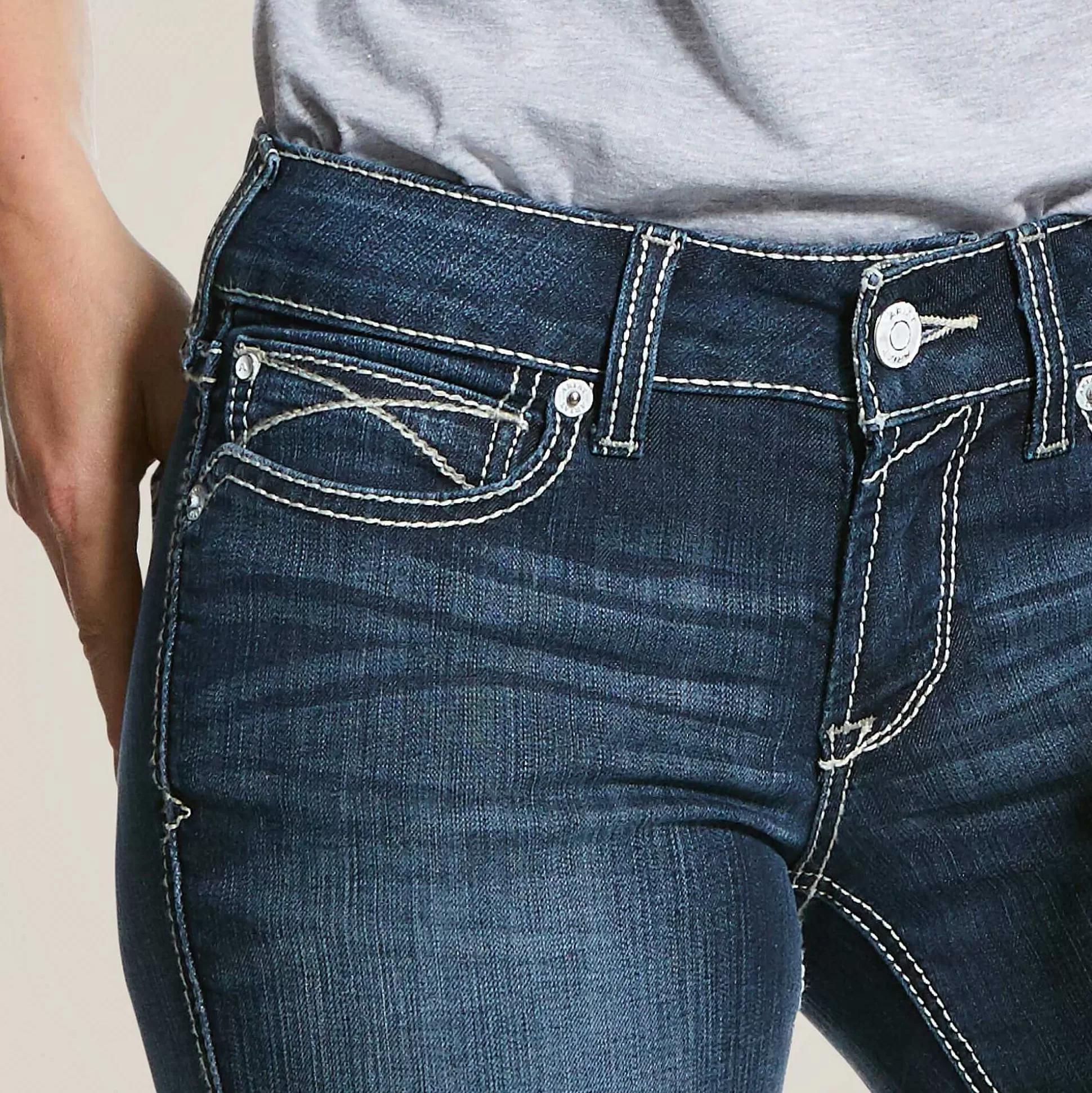 ariat Denim*R.E.A.L. Mid Rise Arrow Fit Stretch Shayla Boot Cut Jean