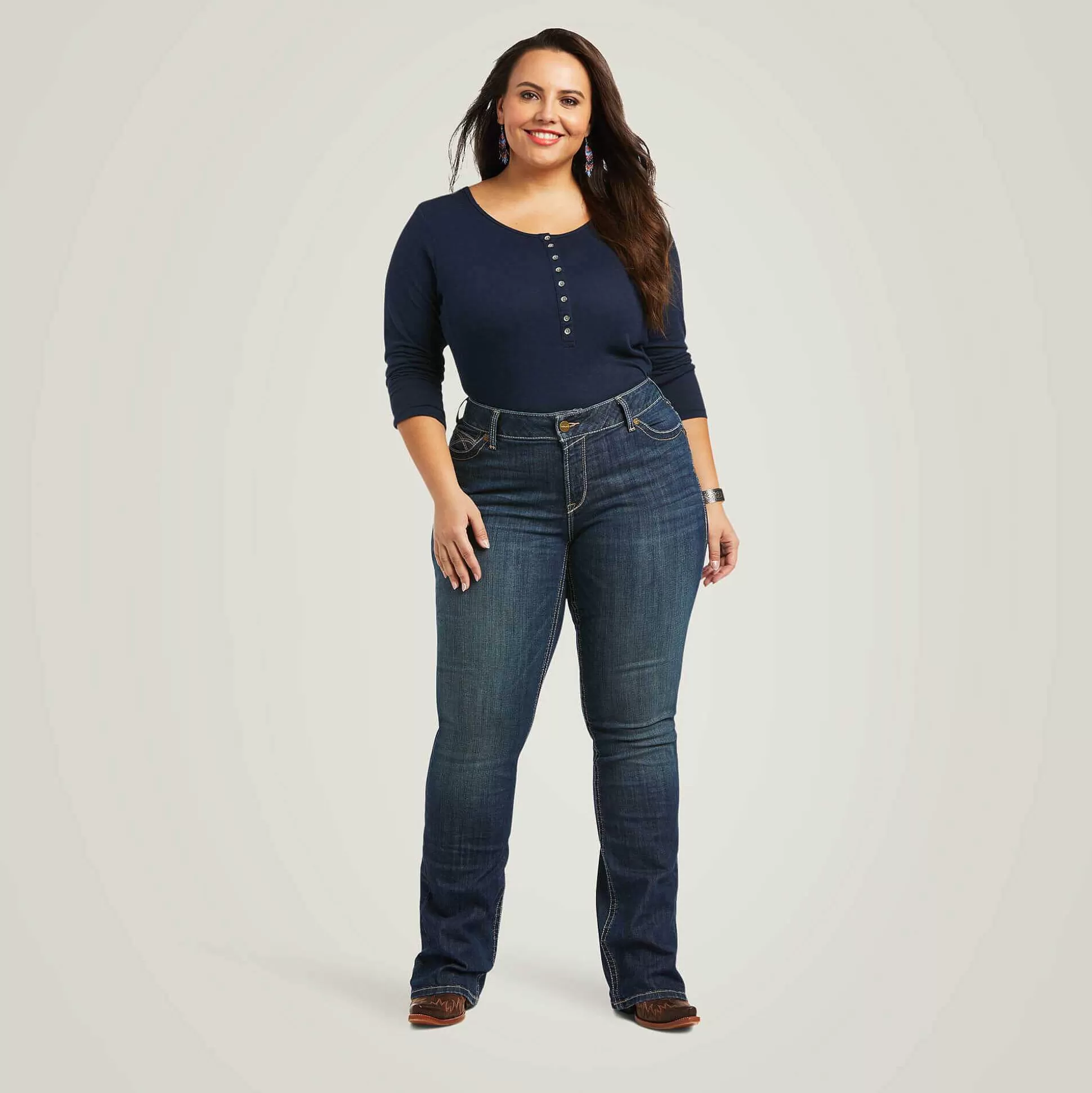 ariat Denim*R.E.A.L. Mid Rise Corinne Boot Cut Jean