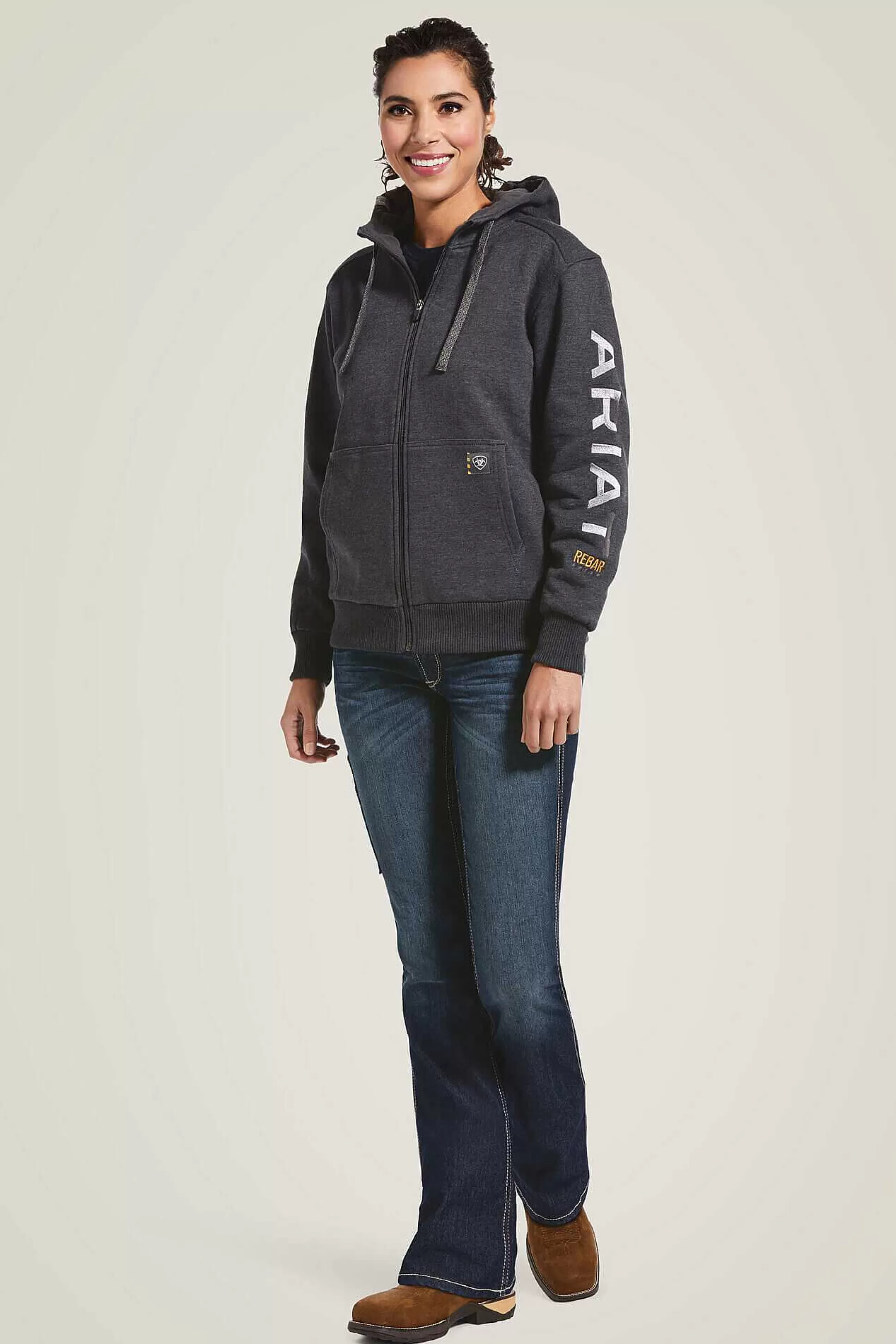 ariat Sweatshirts & Hoodies*Rebar All-Weather Full Zip Hoodie