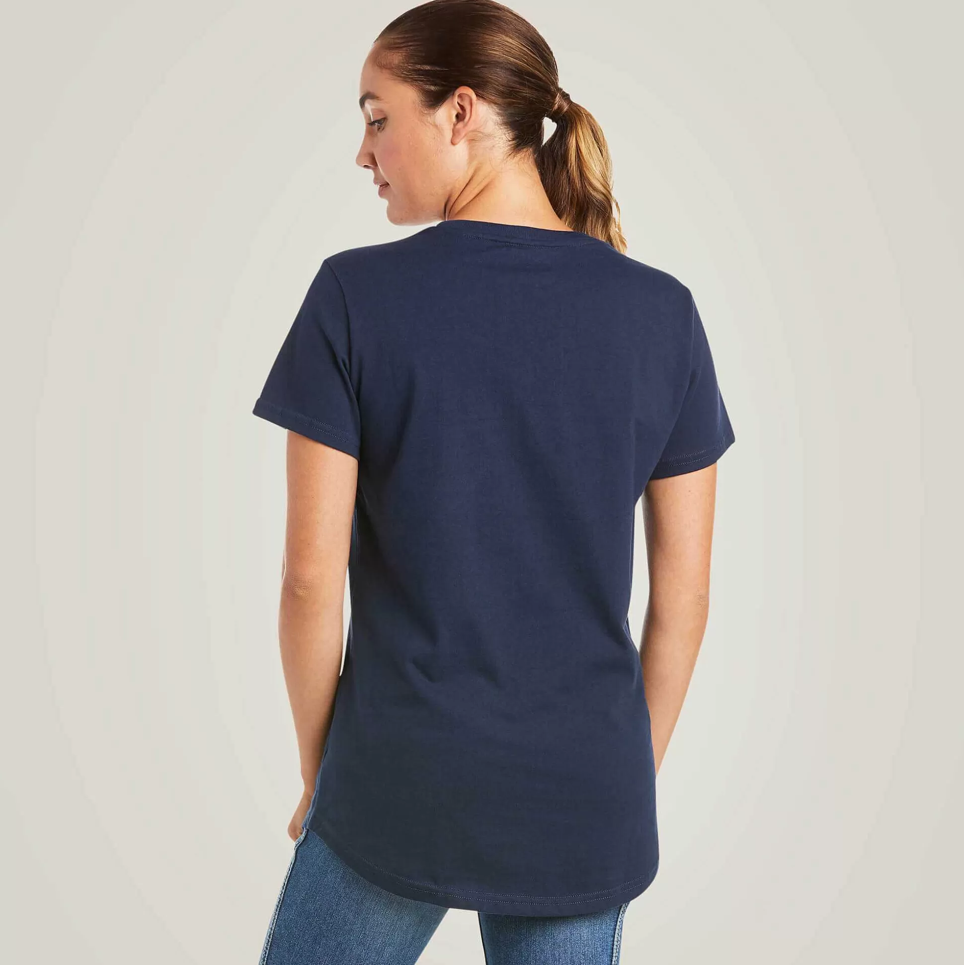 ariat T-Shirts & Tops*Rebar Cotton Strong V-Neck Top
