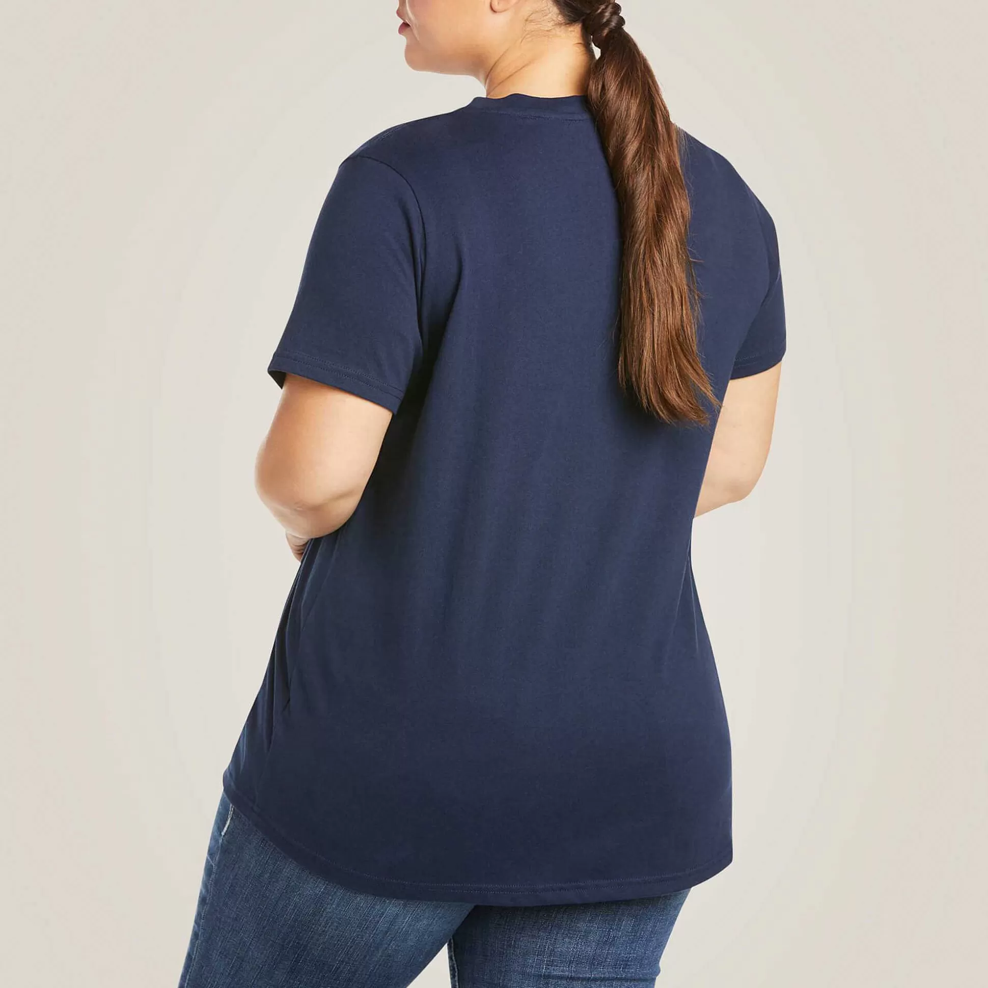 ariat T-Shirts & Tops*Rebar Cotton Strong V-Neck Top