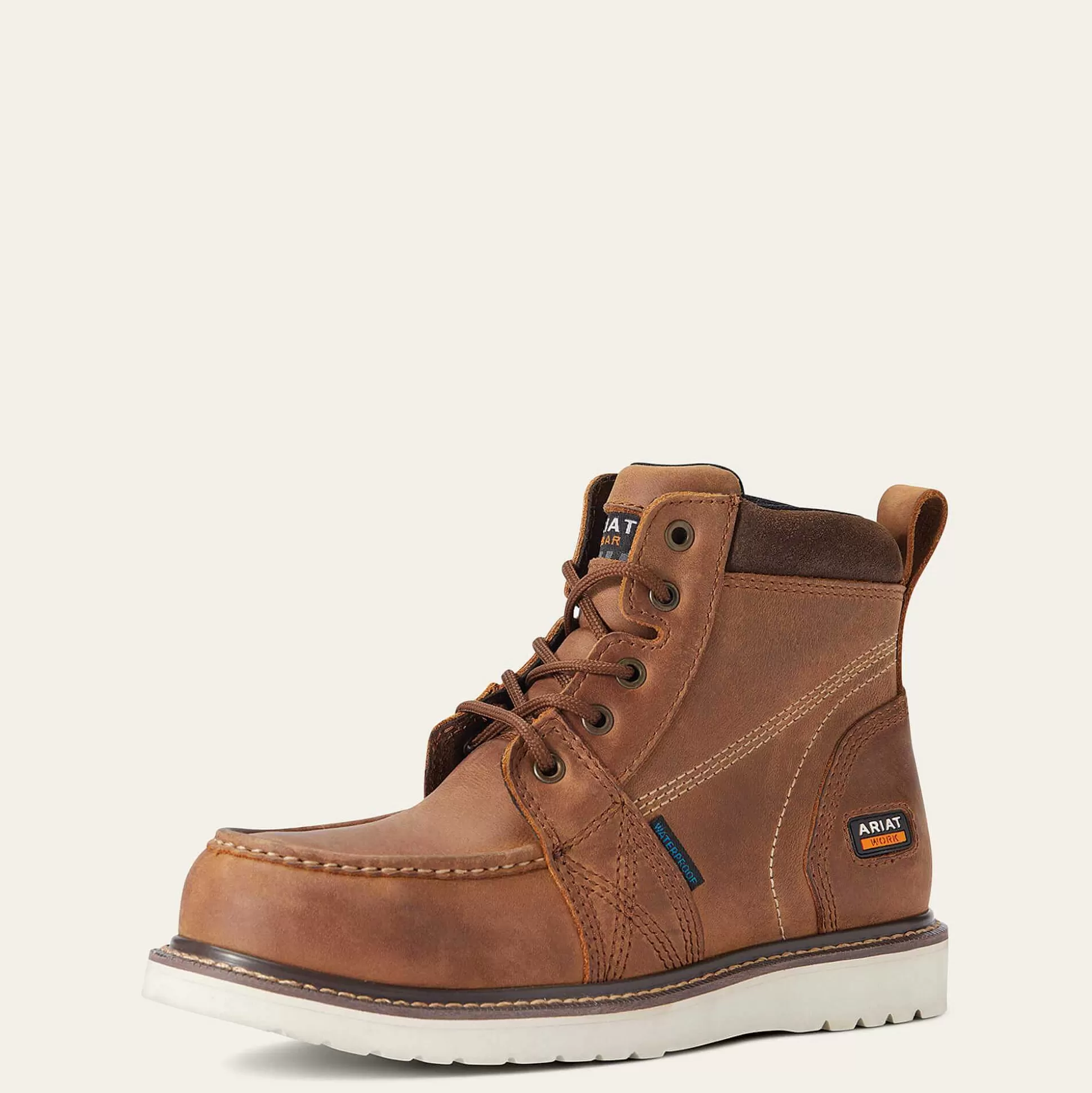 ariat Waterproof Boots*Rebar Wedge Moc Toe Waterproof Composite Toe Work Boot