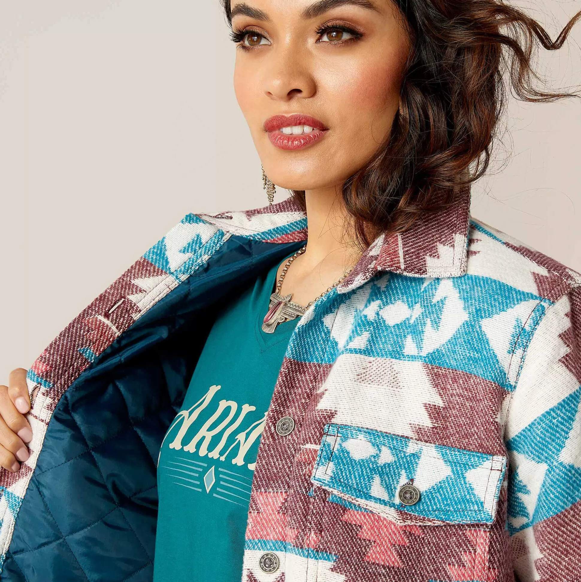 ariat Jackets & Vests*Shacket Shirt Jacket