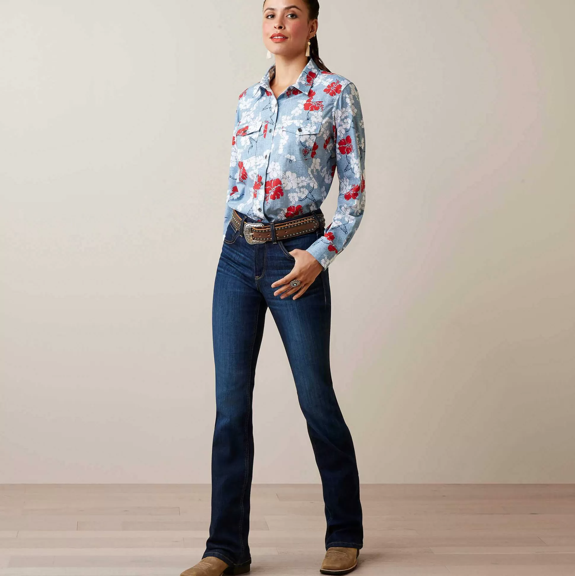 ariat T-Shirts & Tops*Western Venttek Stretch Shirt